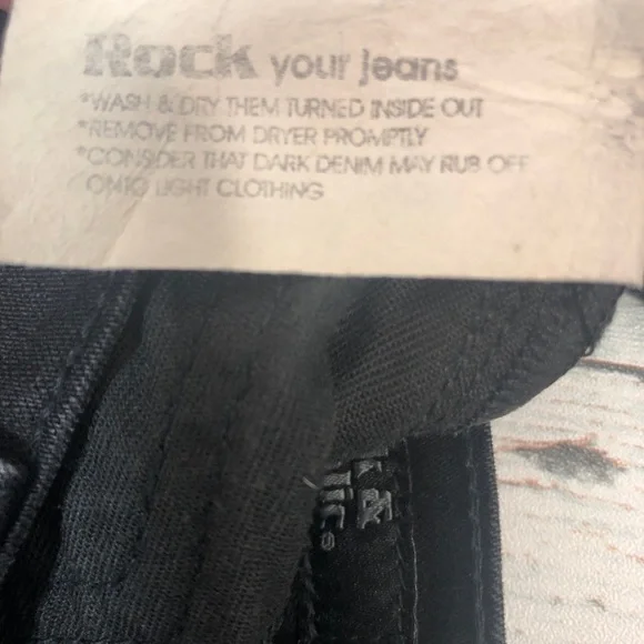 Rock & Republic Black Skinny Jeans 28 - Picture 6 of 10